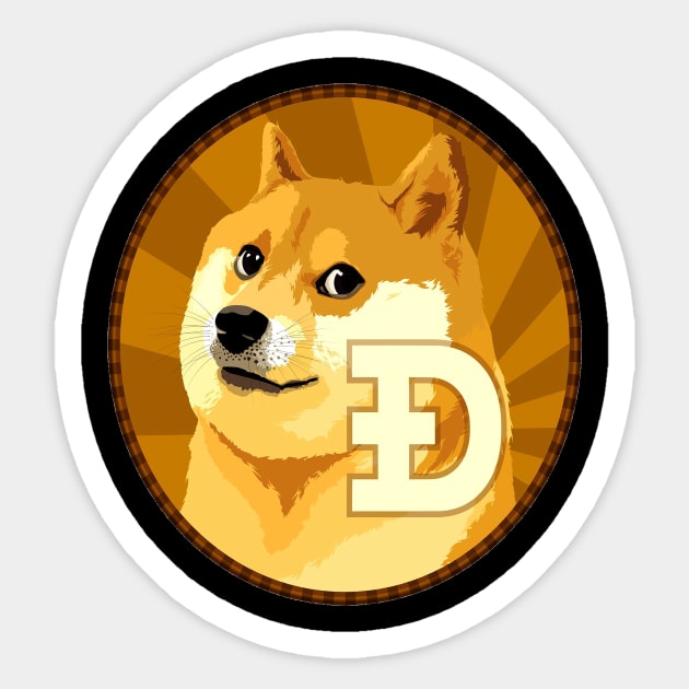 Dogecoin Sticker by alohagang